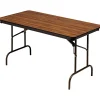 Iceberg® Premium Wood Laminate Folding Tables, 60x30", Oak
