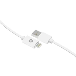 iEssentials Lightning to USB-A Charging Cable, 6 ft., White (IENBC6LWT)