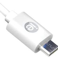 iEssentials USB and USB-C Car Charger with Charge and Sync, 3.4-Amp, White, (IEN-PCC-31A1C)