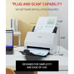 imageFORMULA R30 USB Duplex Document Scanner, White (6051C002)