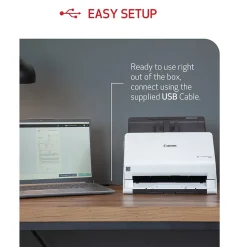 imageFORMULA R30 USB Duplex Document Scanner, White (6051C002)