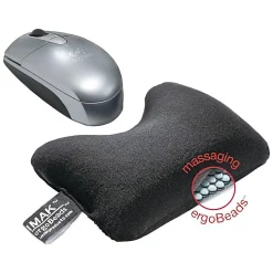 IMAK Cushion Ergobeads Wrist Rest, Non-Skid Base, Black (10165)
