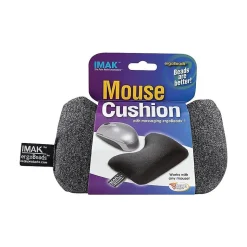 IMAK Cushion Ergobeads Wrist Rest, Non-Skid Base, Heather Gray (A10166)