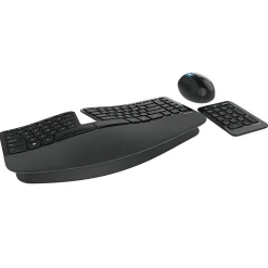 Incase Sculpt Wireless Ergonomic Keyboard and Laser Mouse Combo, Black (L5V-00001)