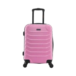 InUSA Endurance 20" Hardside Carry-On Suitcase, 4-Wheeled Spinner, Pink (IUEND00S-PNK)