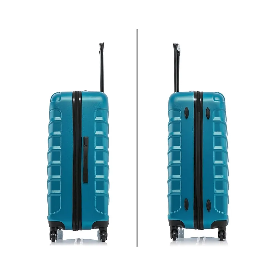 InUSA Endurance 3-Piece Hardside Spinner Luggage Set, Teal (IUENDSML-TEA)