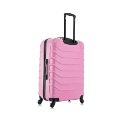 InUSA Endurance 3-Piece Hardside Spinner Luggage Set, Pink (IUENDSML-PNK)