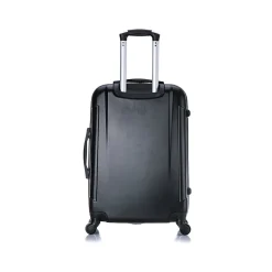 InUSA Pilot 3-Piece Hardside Spinner Luggage Set, Black (IUPILSML-COA)