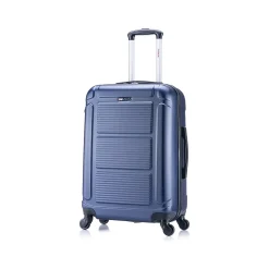 InUSA Pilot 3-Piece Hardside Spinner Luggage Set, Blue (IUPILSML-BLU)