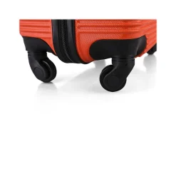 InUSA Royal 3-Piece Hardside Spinner Luggage Set, Orange (IUROYSML-ORG)