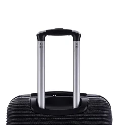 InUSA Royal 2-Piece Hardside Spinner Luggage Set, Black (IUROY0SM-BLK)