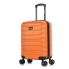 InUSA Trend 20" Hardside Carry-On Suitcase, 4-Wheeled Spinner, Orange (IUTRE00S-ORA)