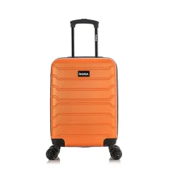 InUSA Trend 20" Hardside Carry-On Suitcase, 4-Wheeled Spinner, Orange (IUTRE00S-ORA)