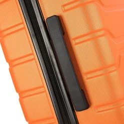 InUSA Trend 3-Piece Hardside Spinner Luggage Set, Orange (IUTRESML-ORA)