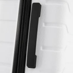 InUSA Trend 3-Piece Hardside Spinner Luggage Set, White (IUTRESML-WHI)