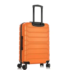 InUSA Trend 2-Piece Hardside Spinner Luggage Set, Orange (IUTRE0SM-ORA)
