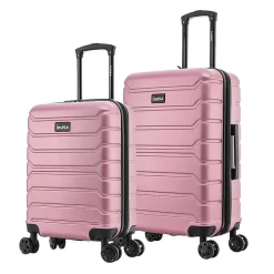 InUSA Trend 2-Piece Hardside Spinner Luggage Set, Rose Gold (IUTRE0SM-ROS)