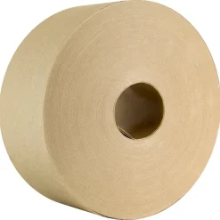 IPG Central Reinforced Water Activated Tape, 72mm x 450', Natural, 10/Carton (K6044)