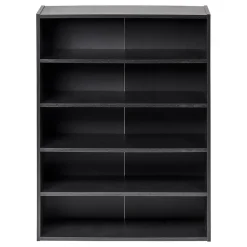 Iris 31.51" 5-Shelf Bookcase, Black (596985)