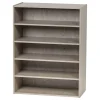 Iris 31.51" 5-Shelf Bookcase, Gray (596987)