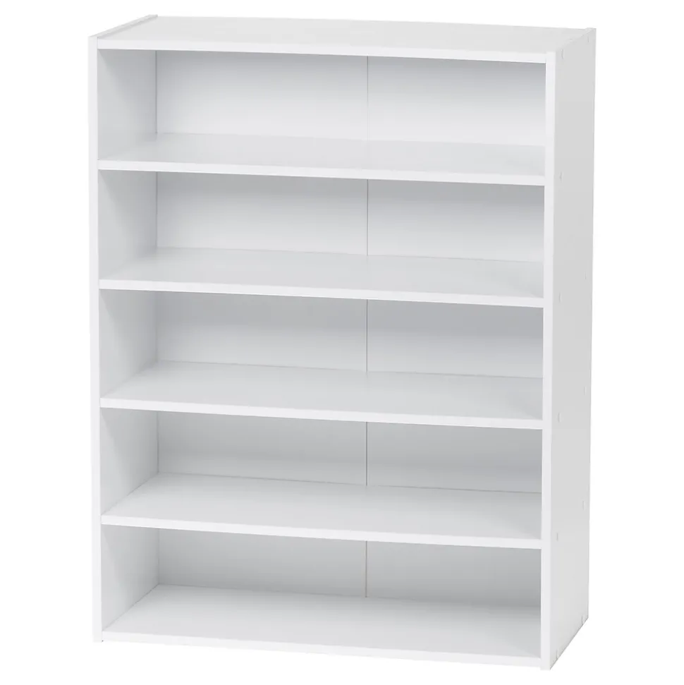 Iris 31.51" 5-Shelf Bookcase, White (596984)
