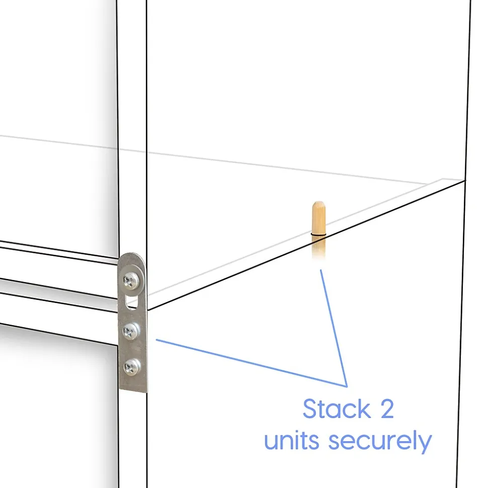 Iris 31.51" 5-Shelf Bookcase, White (596984)