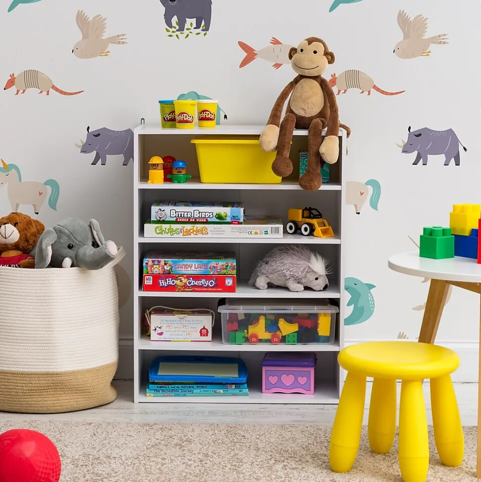 Iris 31.51" 5-Shelf Bookcase, White (596984)