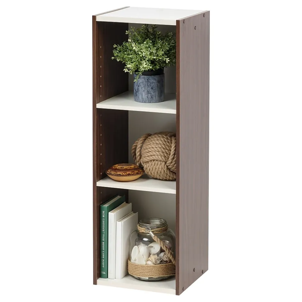 IRIS® 11" x 34" Space Saving Shelf, Walnut Brown (596308)