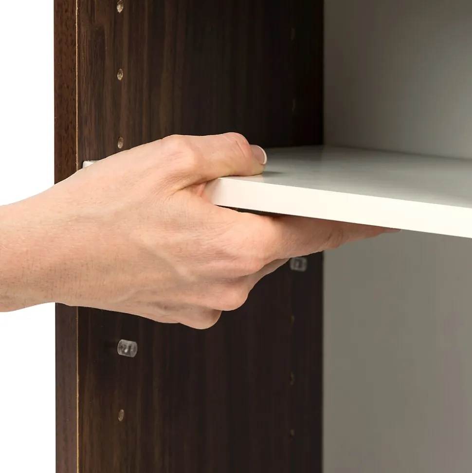 IRIS® 11" x 34" Space Saving Shelf, Walnut Brown (596308)