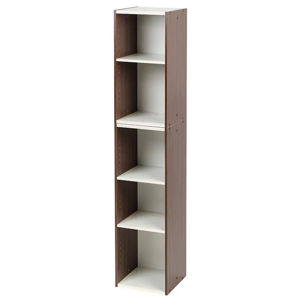 IRIS® 11" x 34" Space Saving Shelf, Walnut Brown (596308)