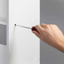 IRIS 3-Tier Tilted Shelf Book Rack, White (596102)