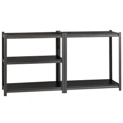 Iron Horse 3200 Concealed Rivet 5-Shelf Metal Stand Alone Shelving Unit, 36