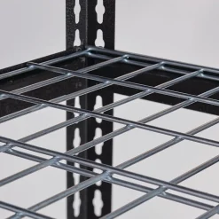 Iron Horse 2300 lb. Wire Rivet Series 4-Shelf Metal/Wire Deck Shelving Unit, 36