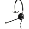 Jabra BIZ 2400 II Noise Canceling Mono Headset Microphone, Over-the-Head, Black (2403-820-205)
