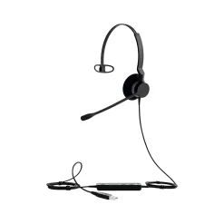 jabra Biz 2300 Noise Canceling Mono Headband, USB-A, Microsoft Skype Certified (2393-823-109)