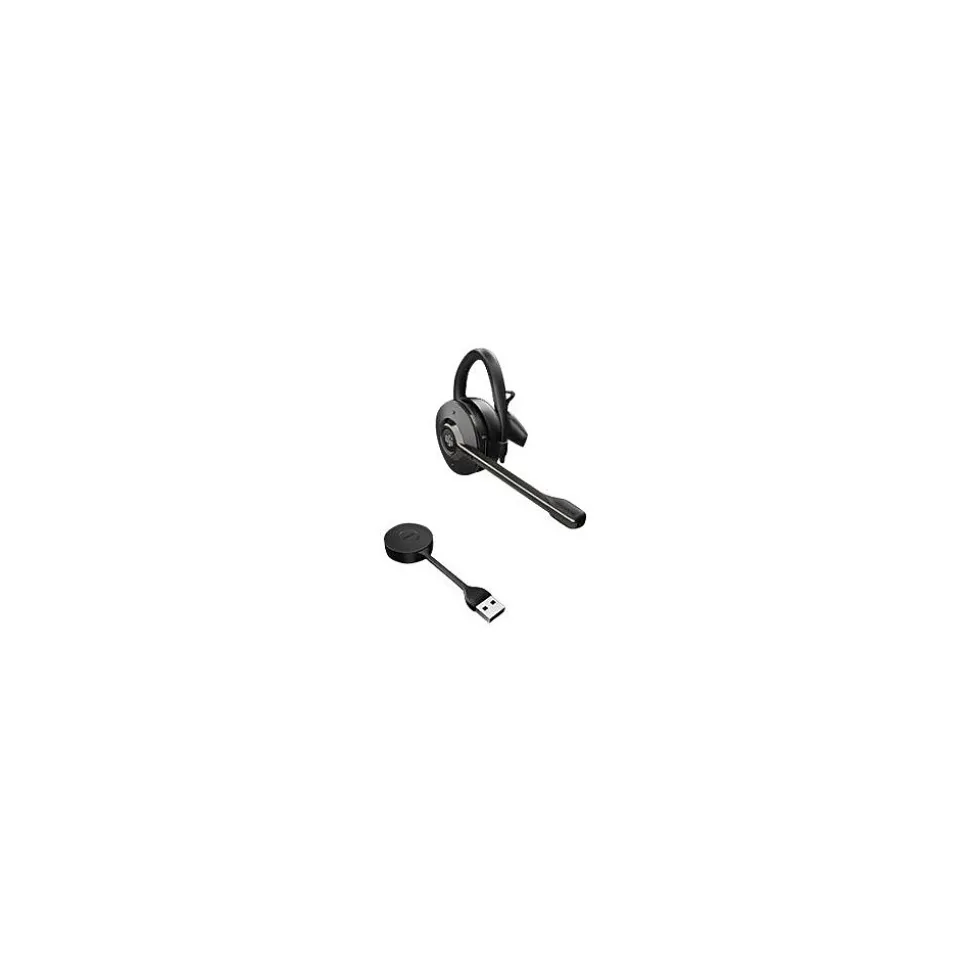 Jabra Engage 55 MS Convertible Wireless Mono On Ear Computer Headset, Black (9555-450-125)
