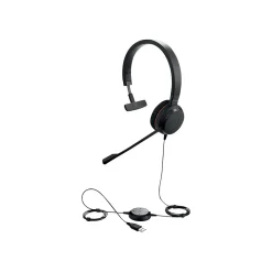Jabra Evolve 20 MS Mono Noise Canceling On Ear Computer Headset, Black (GSA4993-823-309)