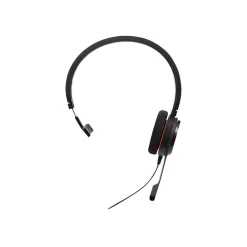 Jabra Evolve 20 MS Mono Noise Canceling On Ear Computer Headset, Black (GSA4993-823-309)