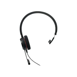 Jabra Evolve 20 MS Mono Noise Canceling On Ear Computer Headset, Black (GSA4993-823-309)