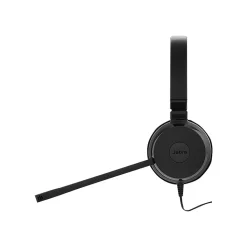 Jabra Evolve 20 MS Stereo Noise Canceling On Ear Phone & Computer Headset, Black (4999-823-189)