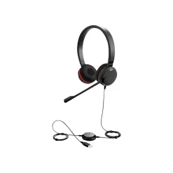 Jabra Evolve 20SE MS Stereo Computer Headset, Over-the-Head, Black (GSA4999-823-309)