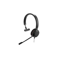 Jabra Evolve 20SE UC Mono Noise Canceling Computer Headset, Over-the-Head, Black (4993-829-409)