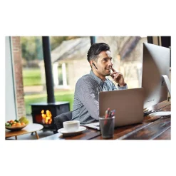 jabra STEALTH UC (MS) Wireless Bluetooth Noise Canceling Mono Headset, UC Certified (5578-230-309)