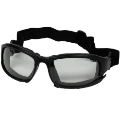 Jackson Safety Calico Safety Eyewear V50, Clear Anti-Fog Lens with Interchangeable Temples and Head Strap, 1 Pair