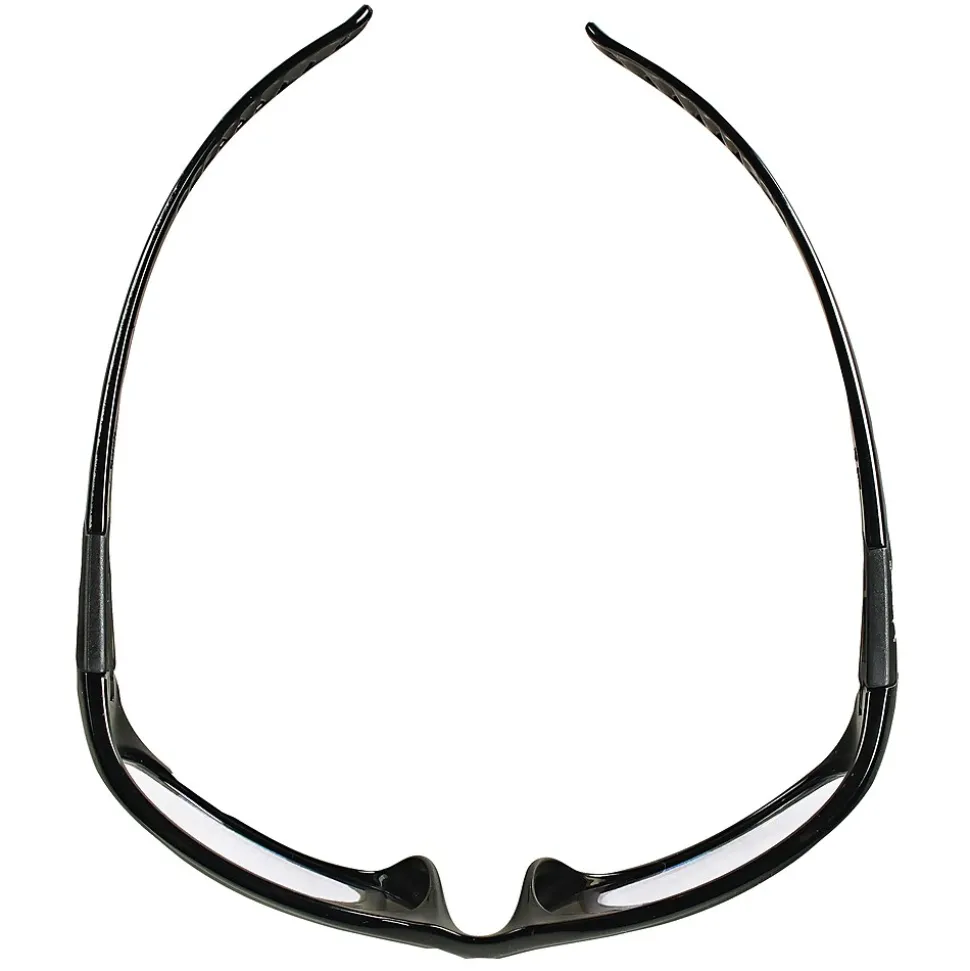 Jackson Safety® Eyewear, V40 HellRaiser®, Clear Anti-Fog Lense, Black Frame