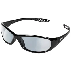 Jackson Safety® Glasses, V40 HellRaiser®, Indoor/Outdoor Lens, Black Frame