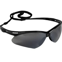 Jackson Safety Nemesis Polycarbonate Safety Glasses, Smoke Mirror Lens (25688)