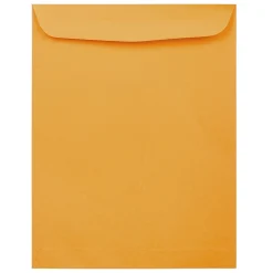 JAM Paper #15 1/2 Catalog Envelope, 12" x 15 1/2", Brown Kraft, 100/Pack (900493255)
