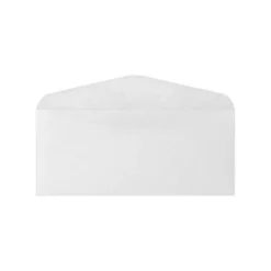 JAM Paper #9 Booklet Envelopes, 3 7/8" x 8 7/8", White, 50/Pack (4855-WPC-50)