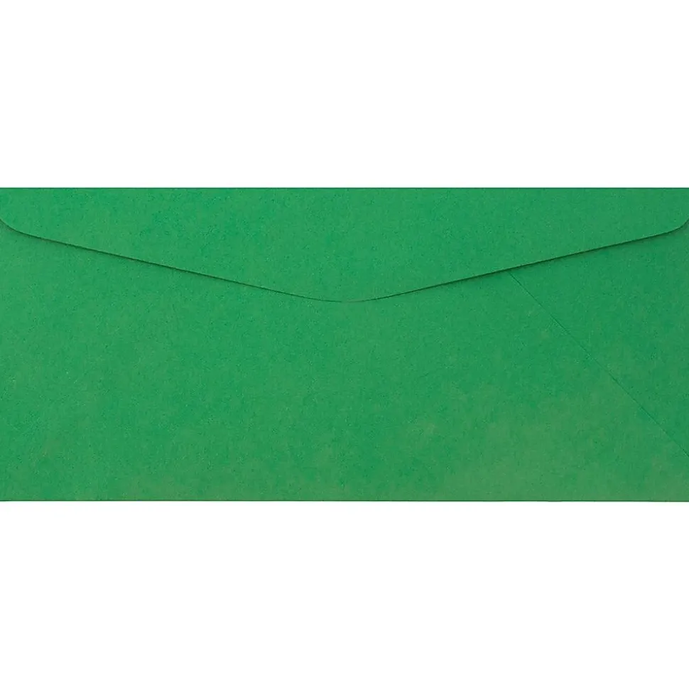 JAM Paper #9 Business Colored Envelopes, 3.875 x 8.875, Green Recycled, 25/Pack (1532896)